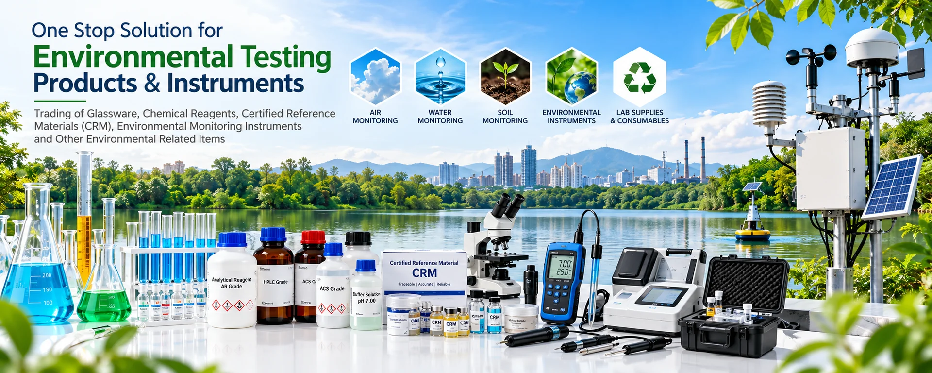 One stop solution for environmental testing products and instruments